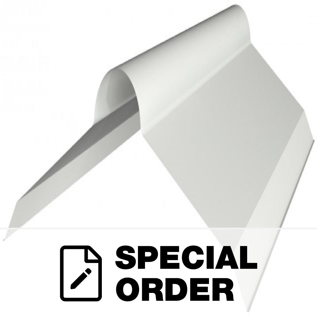 LYSAGHT ROLL TOP RIDGE CAP ZINCALUME 0.4MM X 400MM