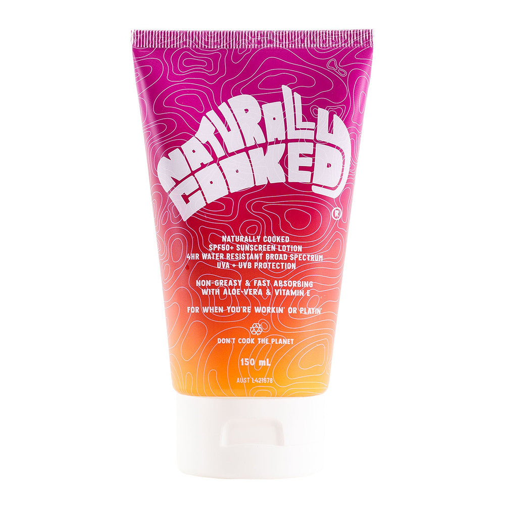 Sunscreen Naturally Cooked Spf50 150ml Squeeze Bottle