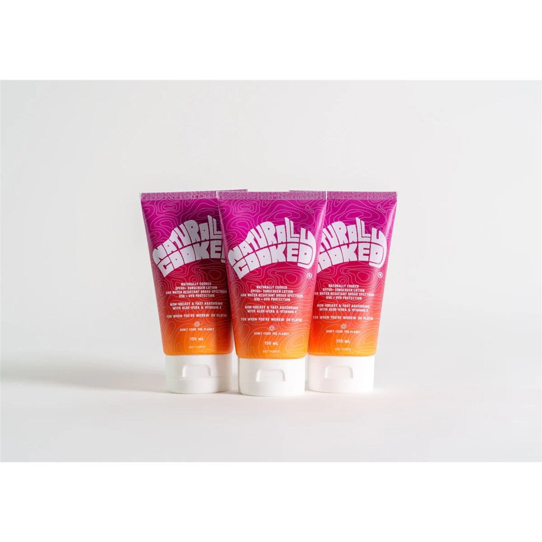 Sunscreen Naturally Cooked Spf50 150ml Squeeze Bottle