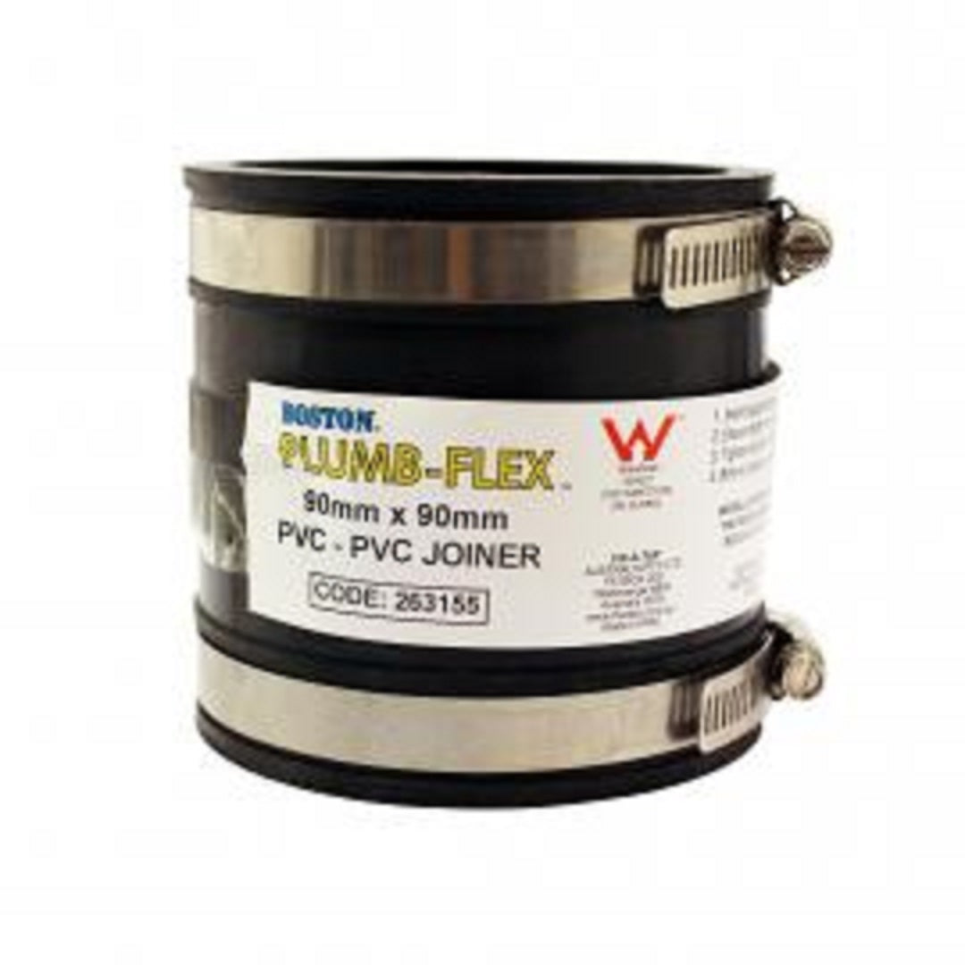 F-A-T Connector Flexible 90mm Pvc To Pvc Plumb-Flex