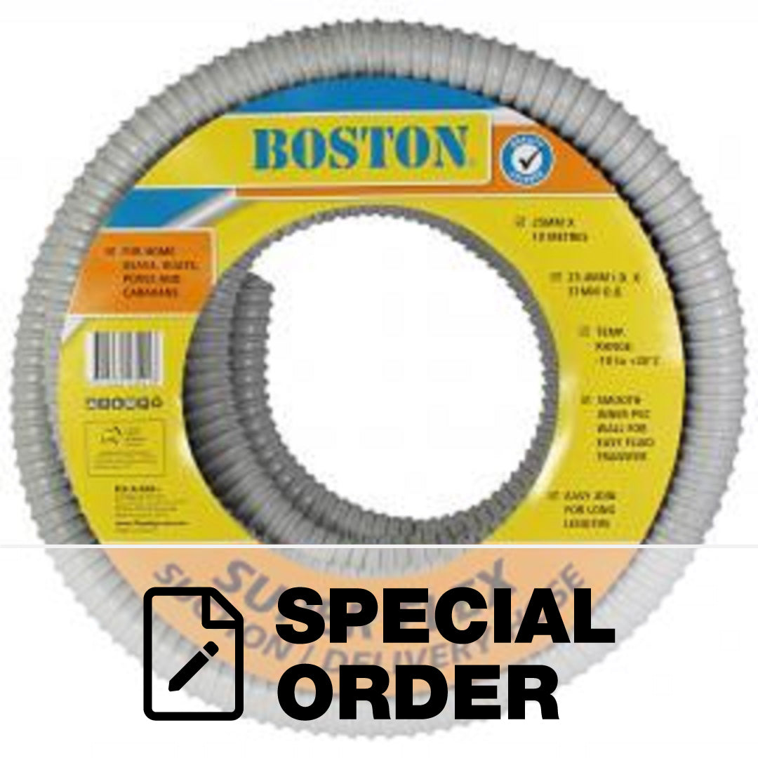 F-A-T HOSE DRAINAGE GREY WATER SUPER FLEX 10MX25MM ROLL