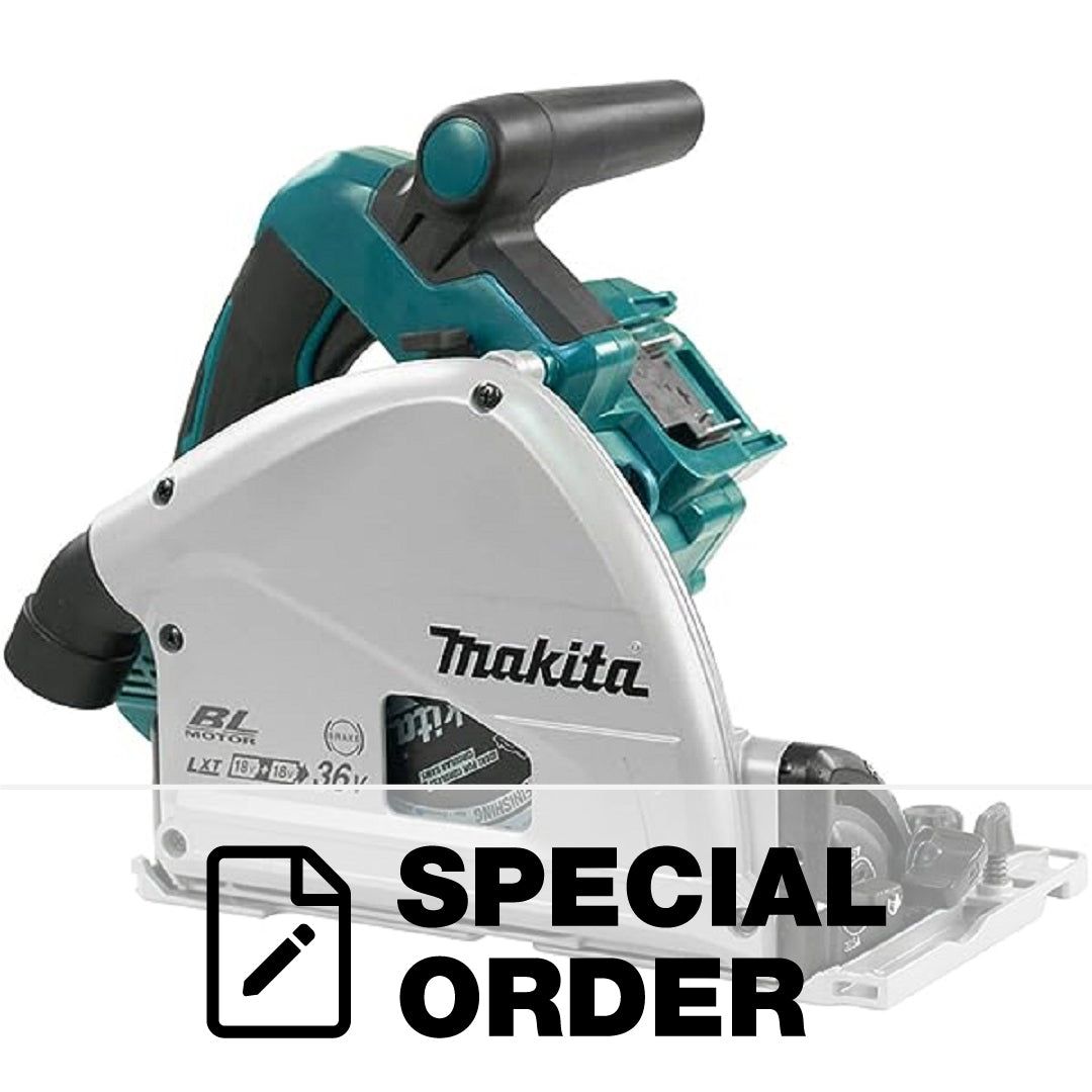 MAKITA PLUNGE CUT SAW 18VX2 165MM BRUSHLESS SKIN ONLY DSP600ZJ