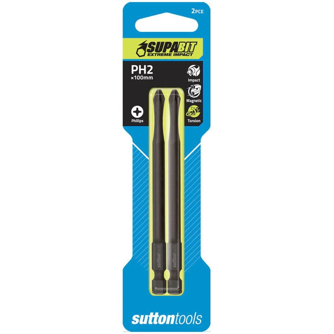 Sutton Supabit Phillips Impact Screwdriver Bit 2 Pcs