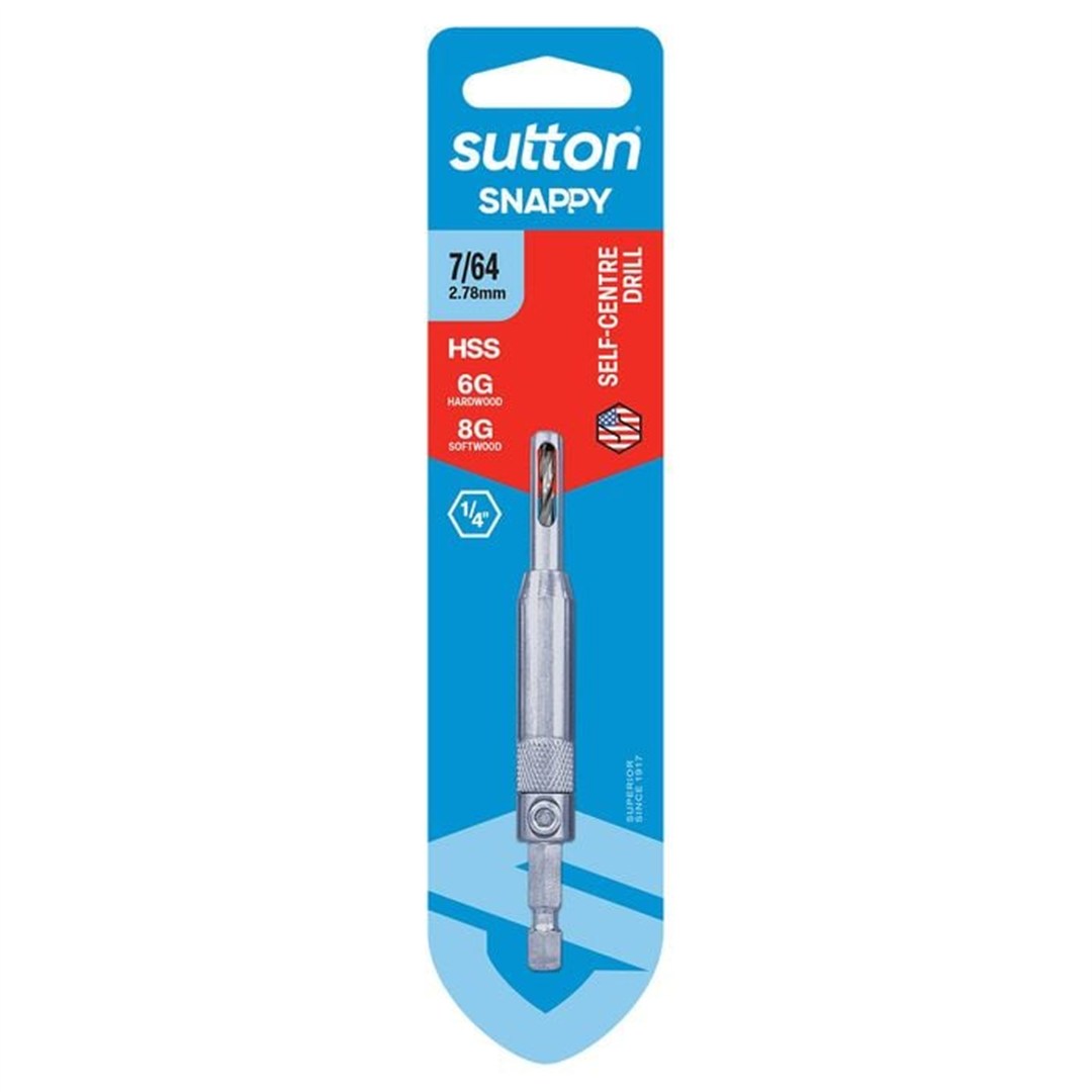 Sutton Quickbit Hinge Mate Drill Bit