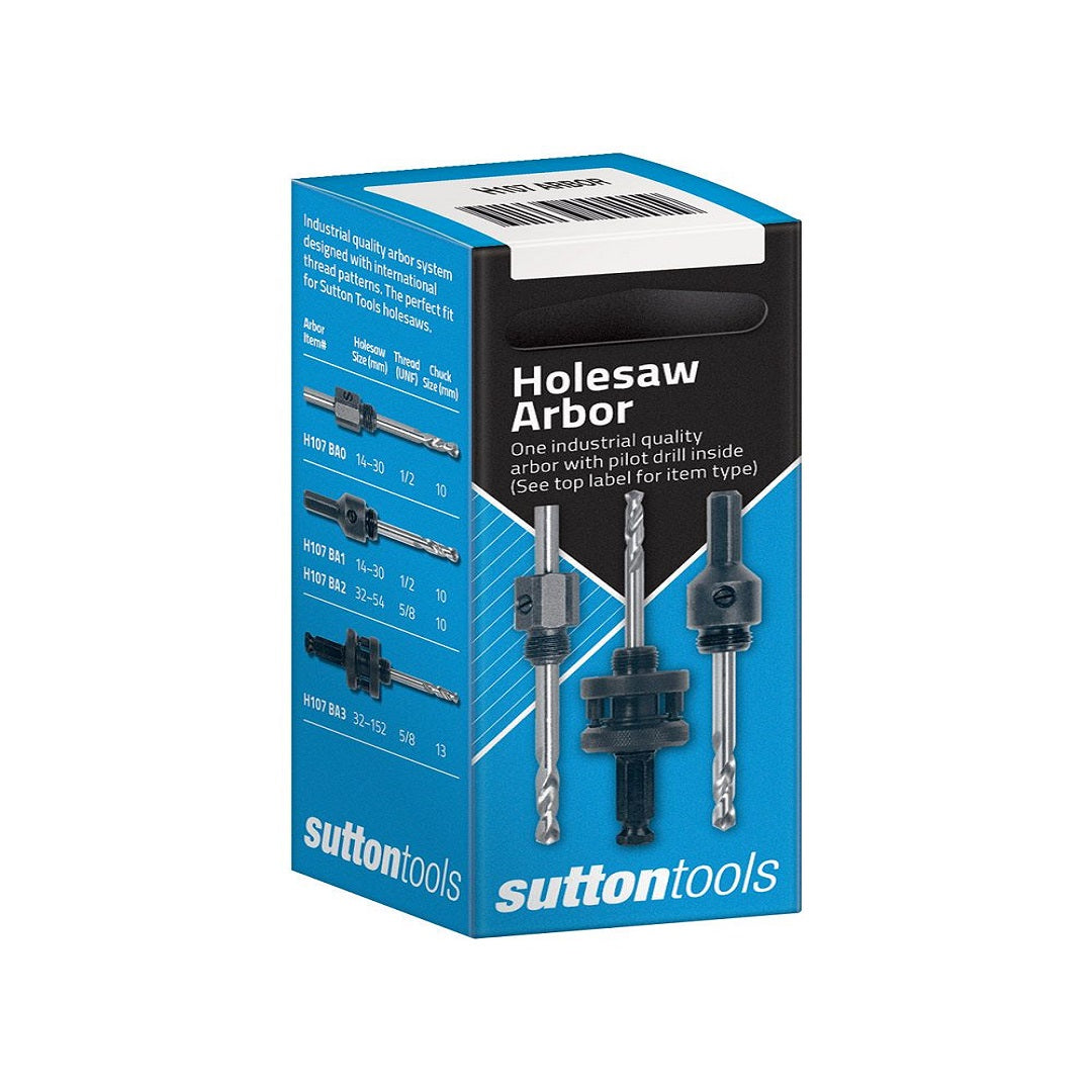 Sutton Holesaw Arbor H107ba1 For Holesaws 14-30mm