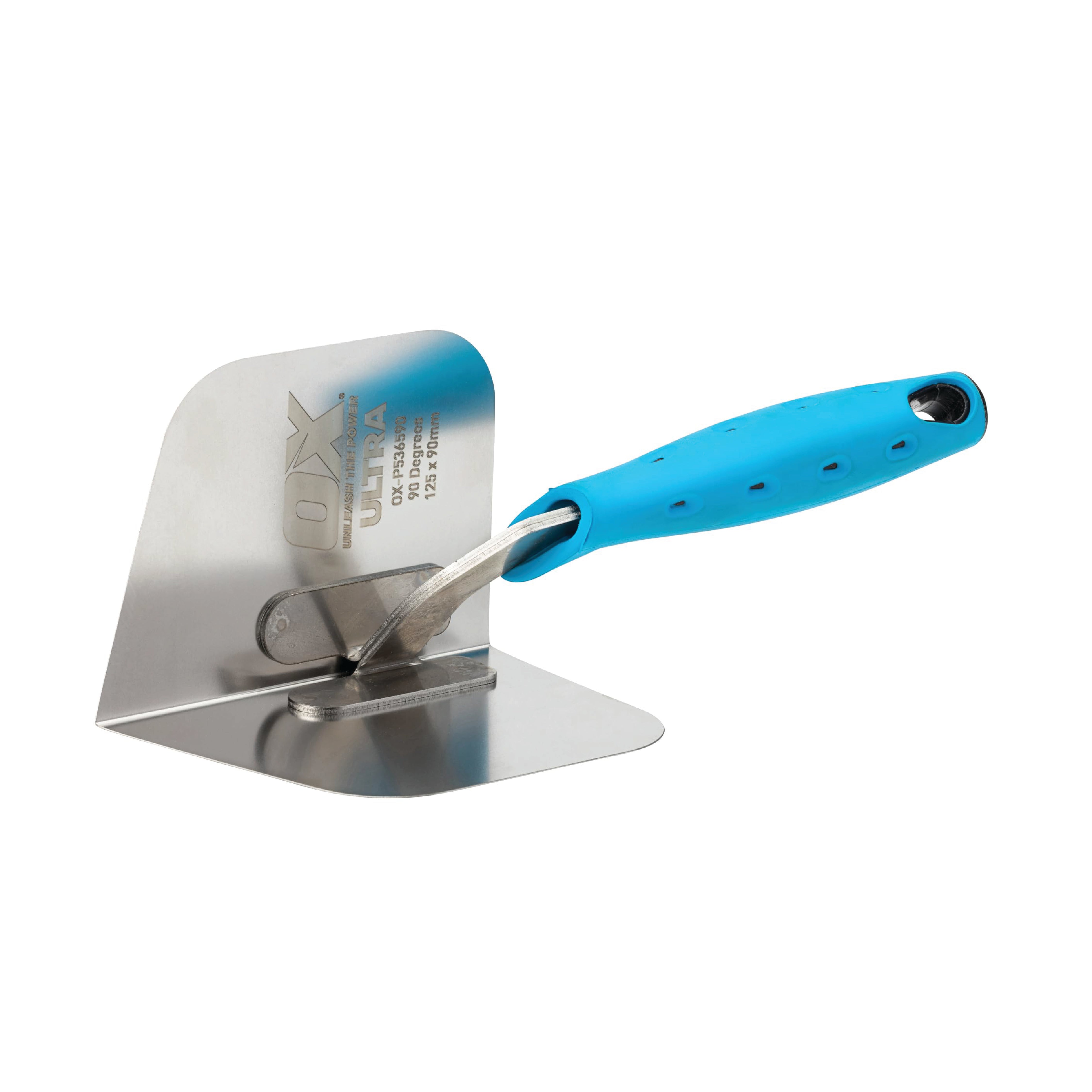 Ox Internal Corner Trowel With Duragrip Handle 102 X 127mm