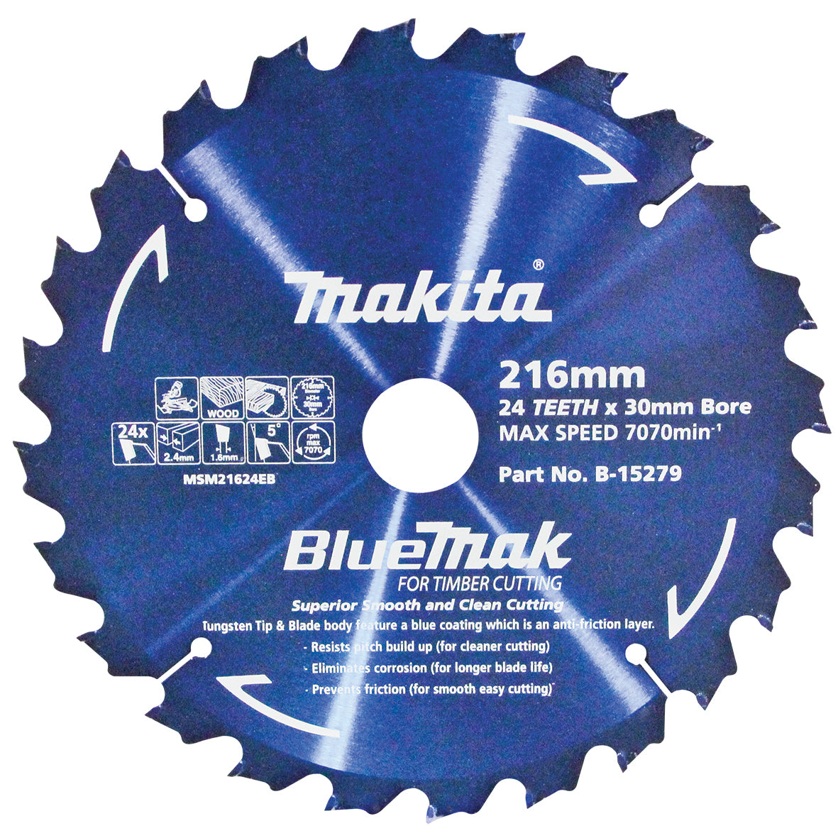 Makita Saw Blade Bluemac Wood Cutting