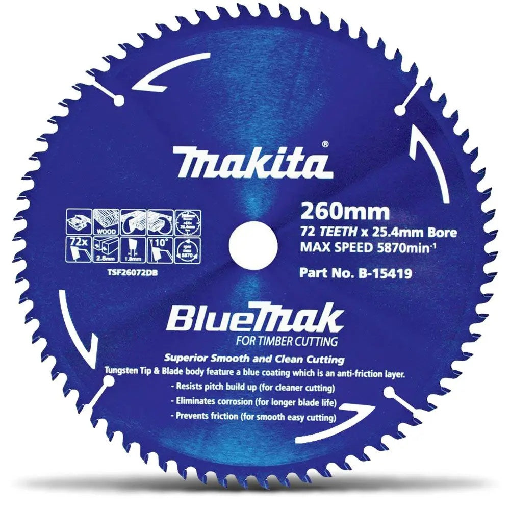 Makita Saw Blade Bluemac Wood Cutting