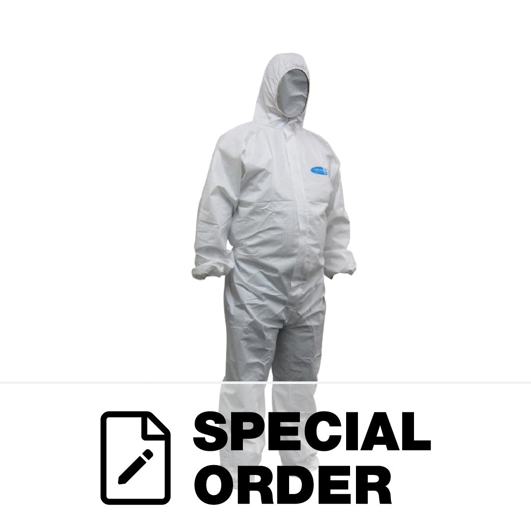 DISPOSABLE COVERALL WHITE LAMINATED KOOLGUARD