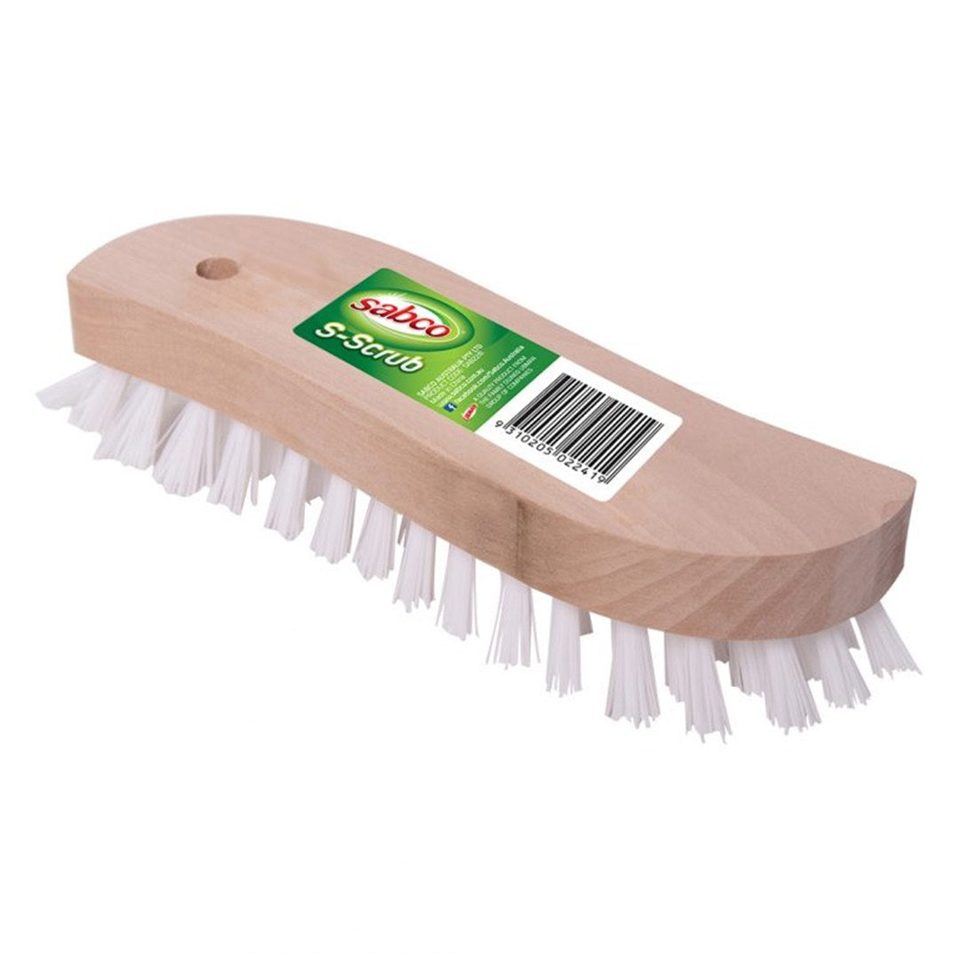 Sabco Brush S-Scrub Wood Handle