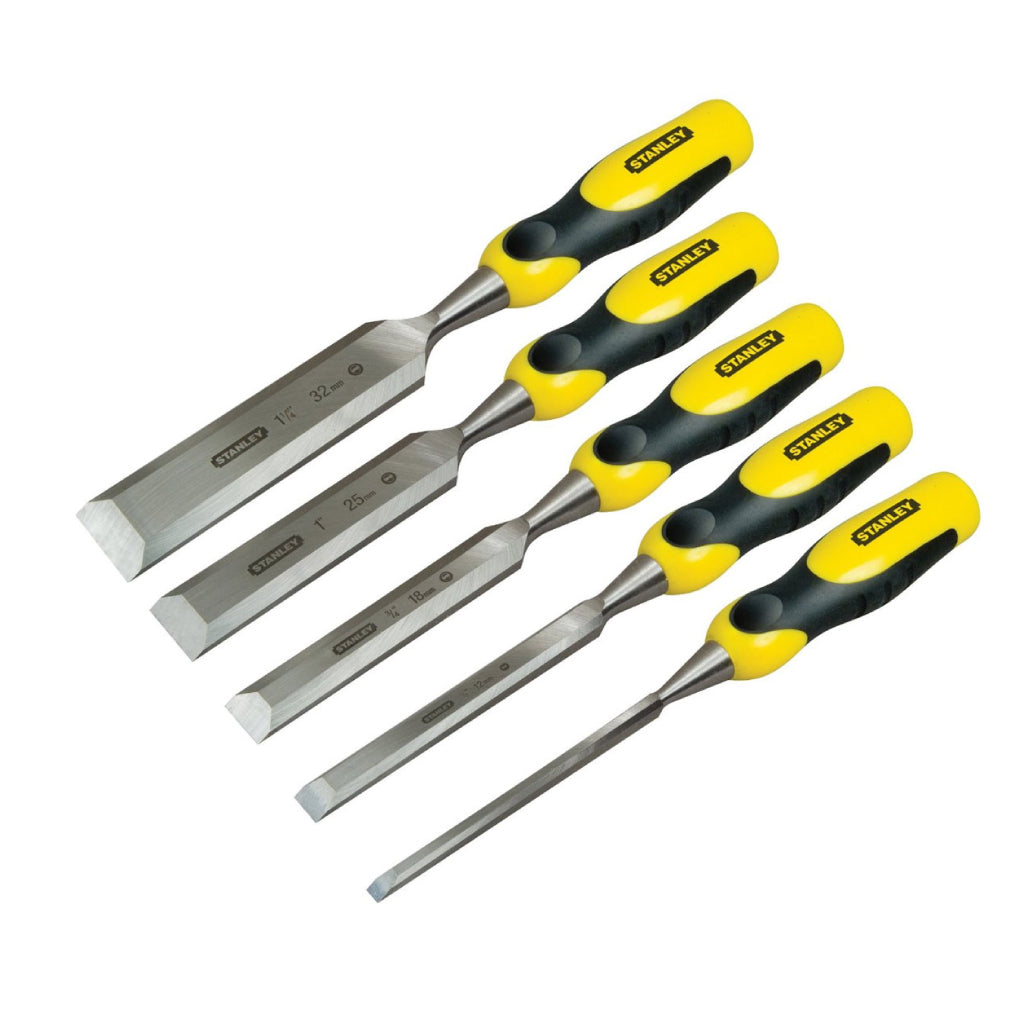 CHISEL SET 5 PIECE ERGONOMIC HANDLE DYNAGRIP