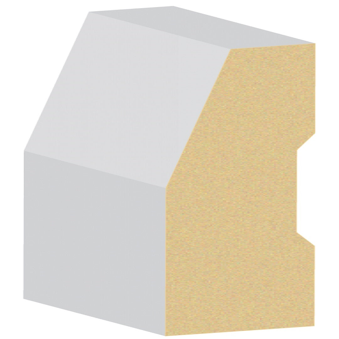 Mdf Moulding Silktrim Half Splayed Primed