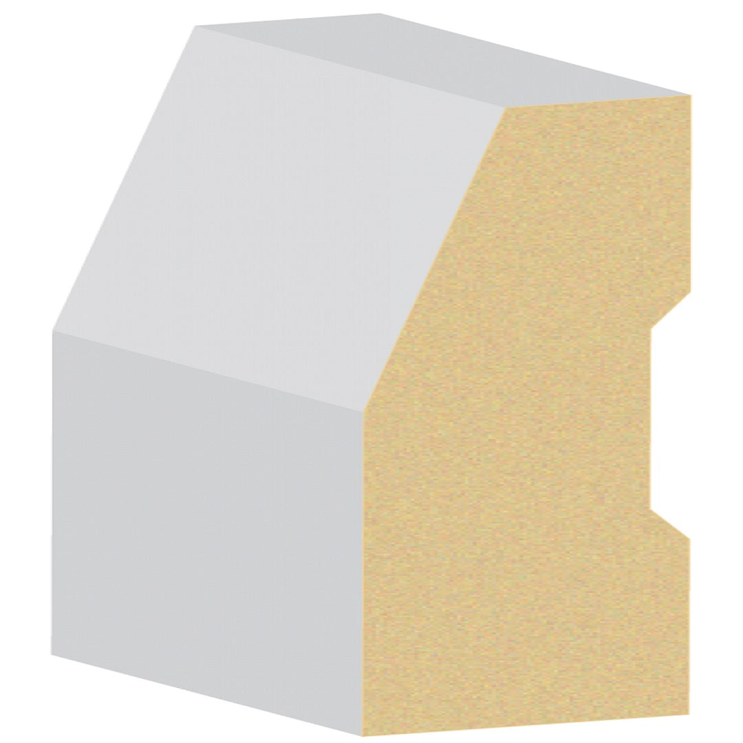 Mdf Moulding Silktrim Half Splayed Primed
