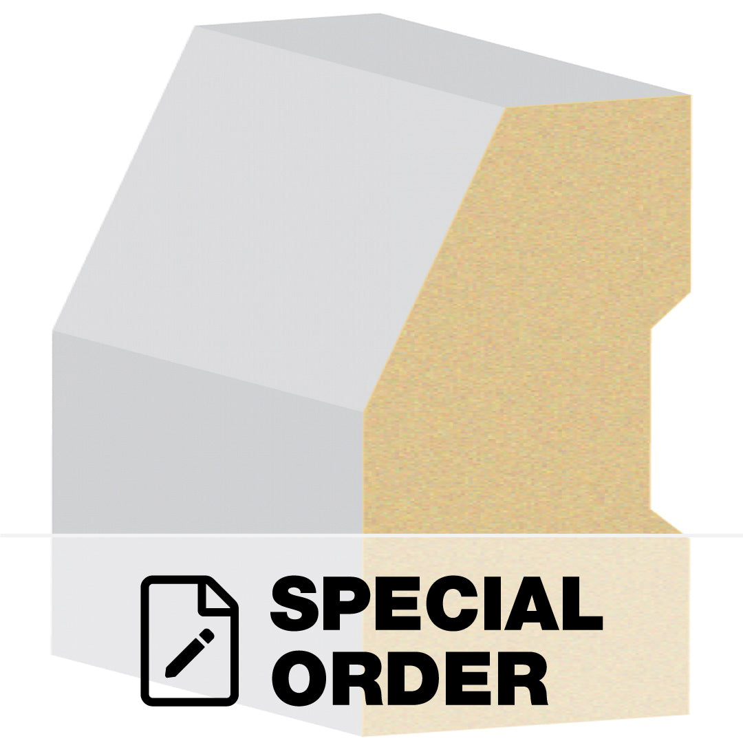 MDF MOULDING SILKTRIM HALF SPLAYED PRIMED