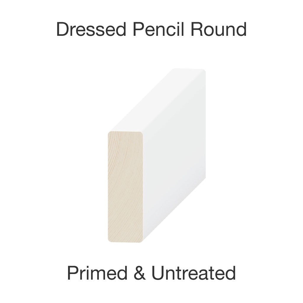 Pine Moulding Fj Pencil Round Skirt Untreated & Primed