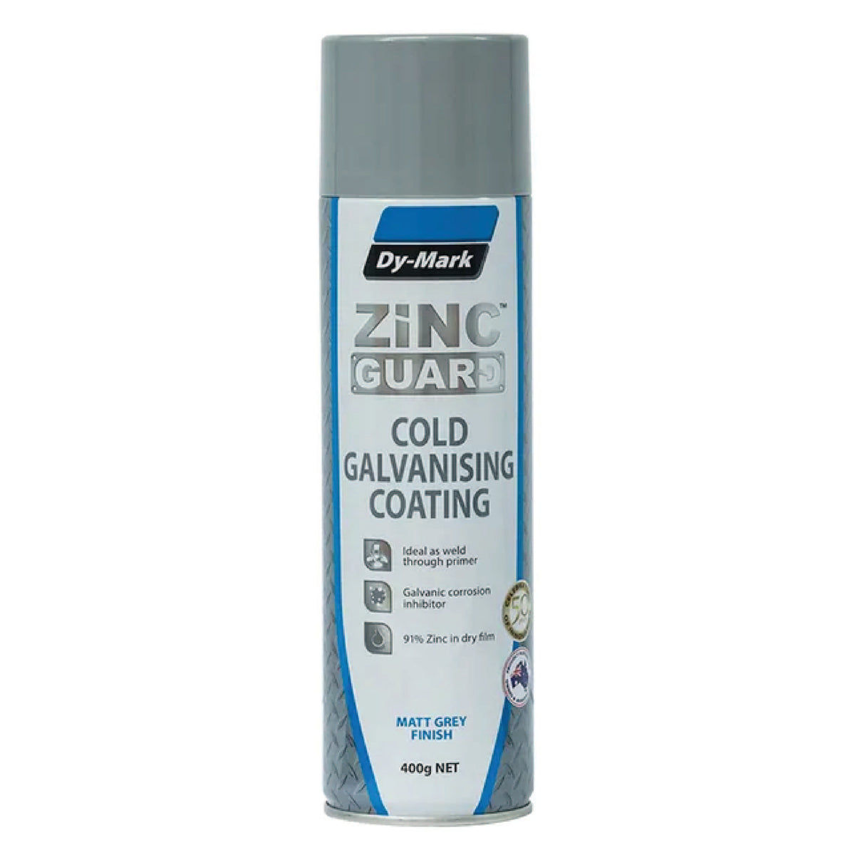 Dy-Mark Zinc Guard Cold Galvanising Spray - Matt Grey - 400g