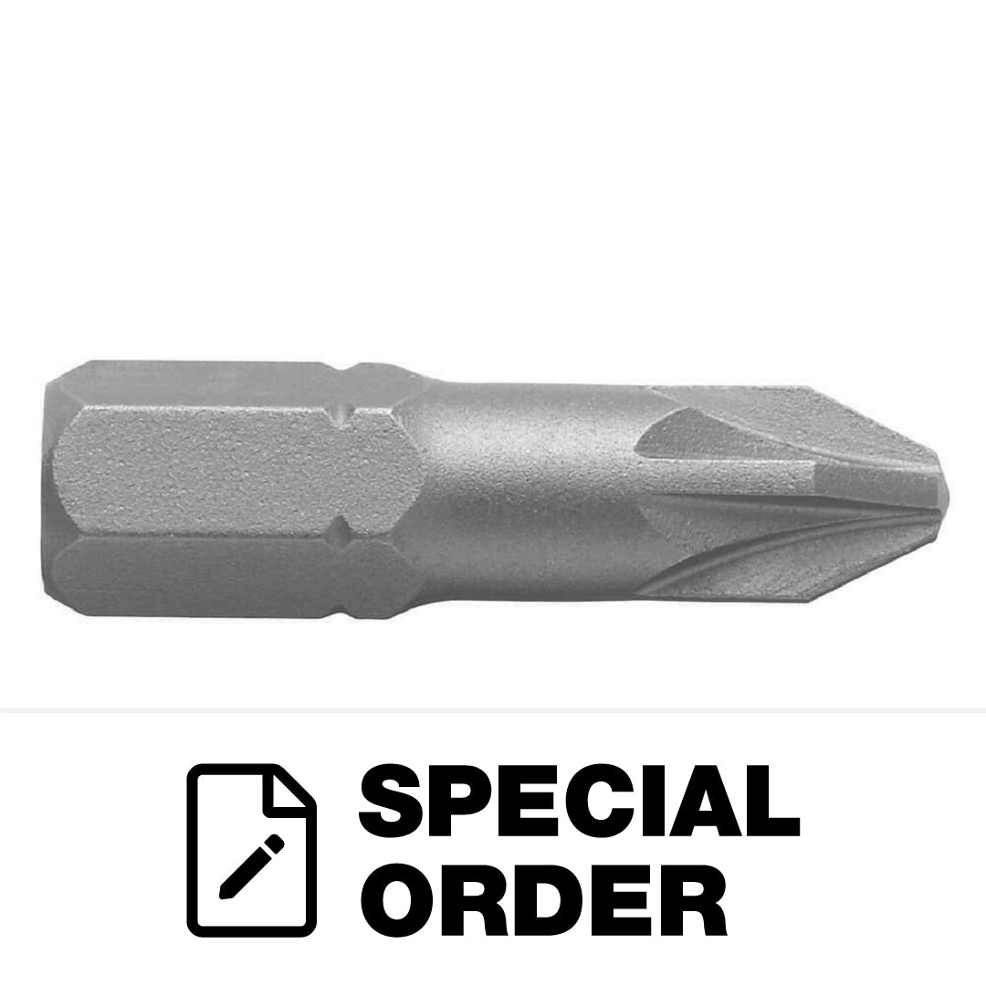 IMPACT BIT POZI #1 - 50MM X 1/4' HEX SHANK MAGNETIC