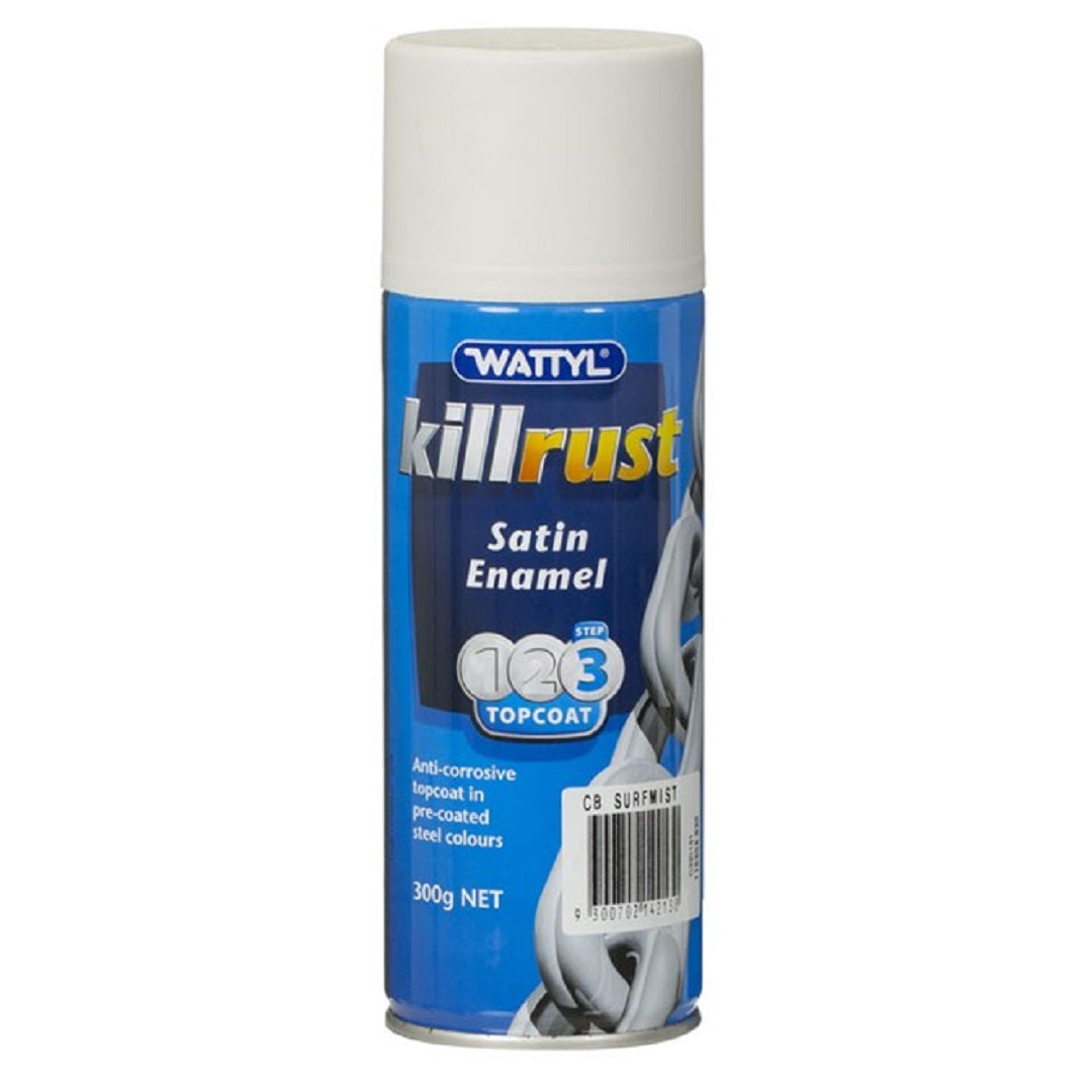 Wattyl Killrust Satin Enamel Spray 300g