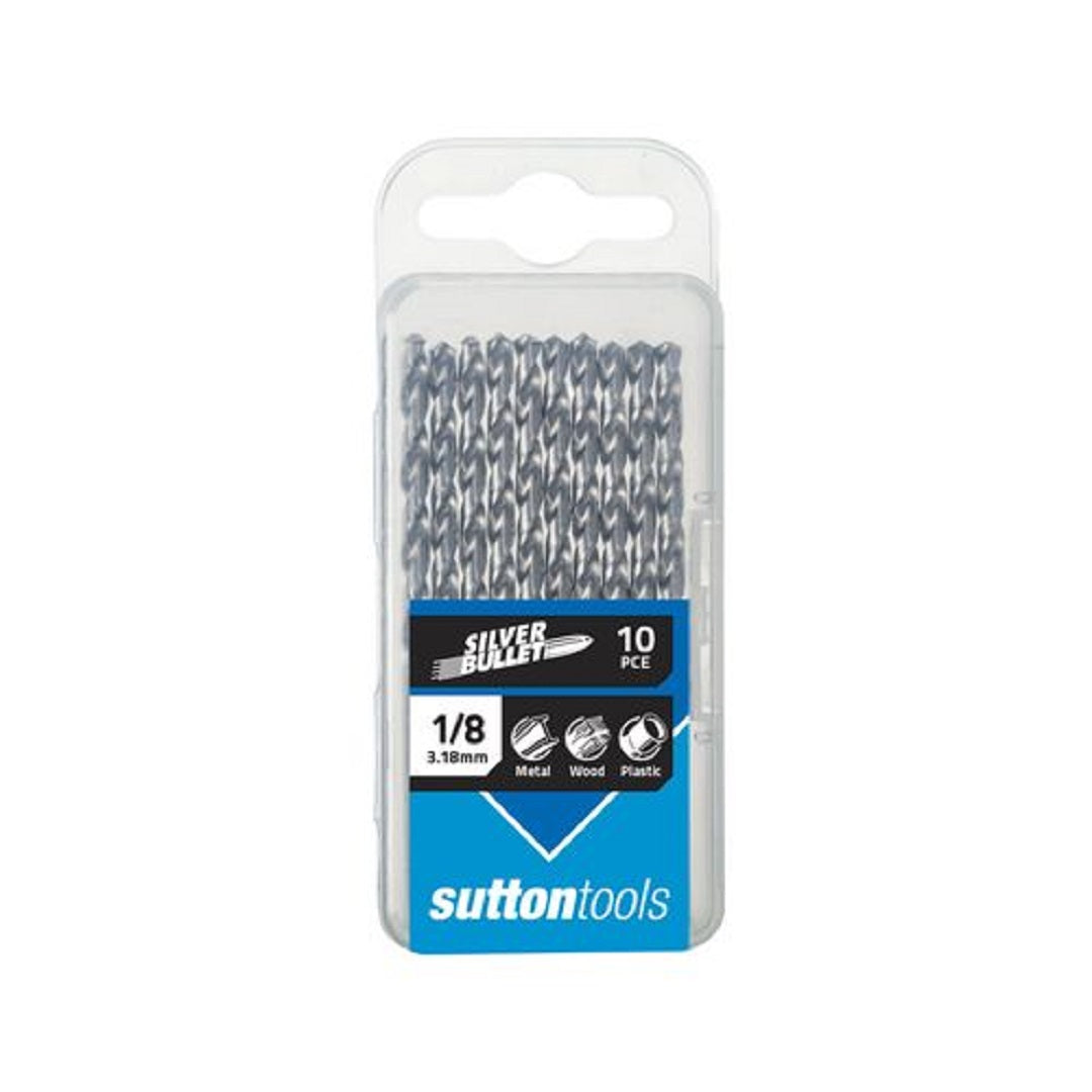 Sutton Silver Bullet Jobber Drill Bit Imperial Trade Pack 10 Pcs