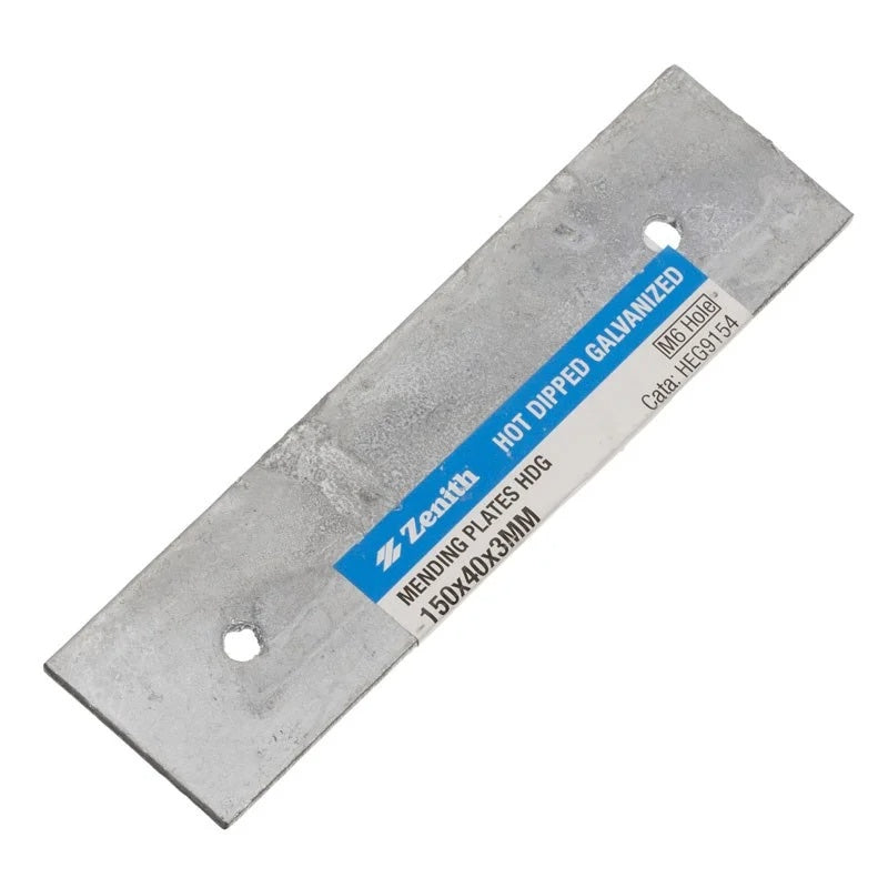 Flat Meding Plate Galv M6