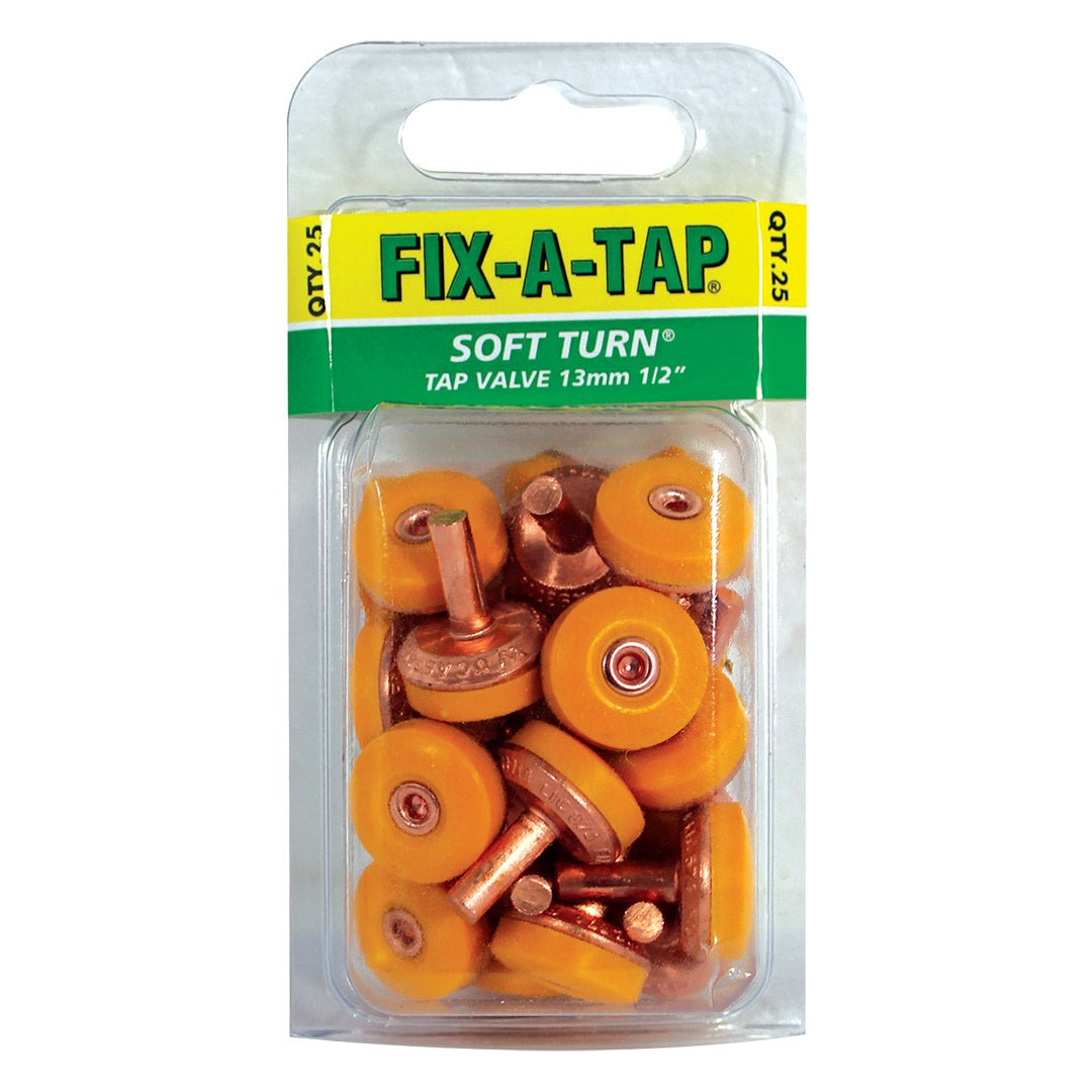 F-A-T VALVE TAP SOFT TURN 13MM PK25