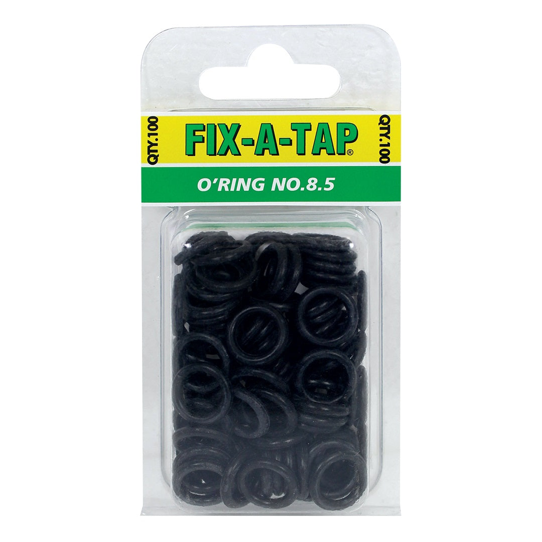 F-A-T O RINGS RUBBER SIZE 8.5 PK/100