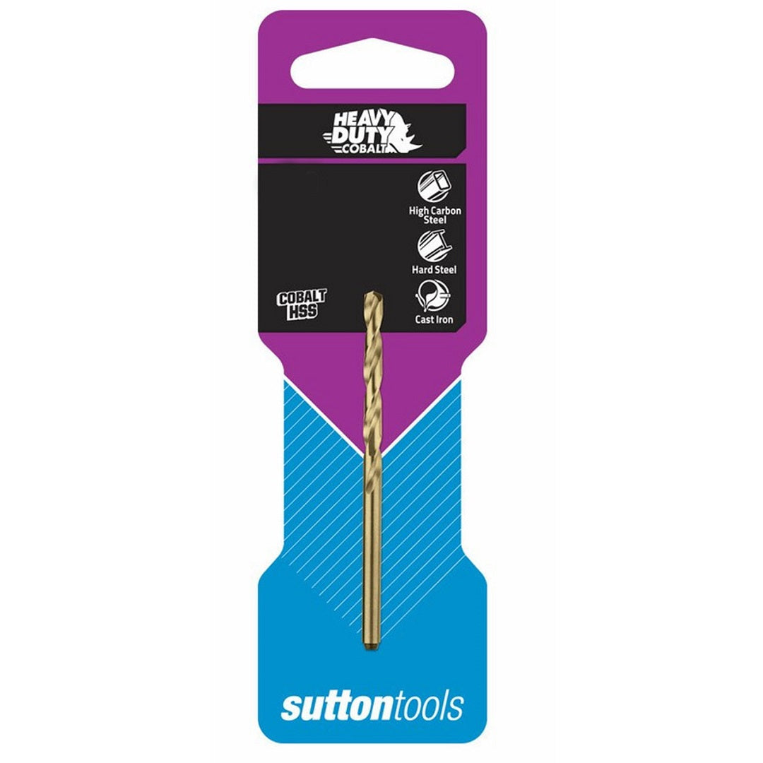 SUTTON HEAVY DUTY COBALT JOBBER DRILL BIT METRIC