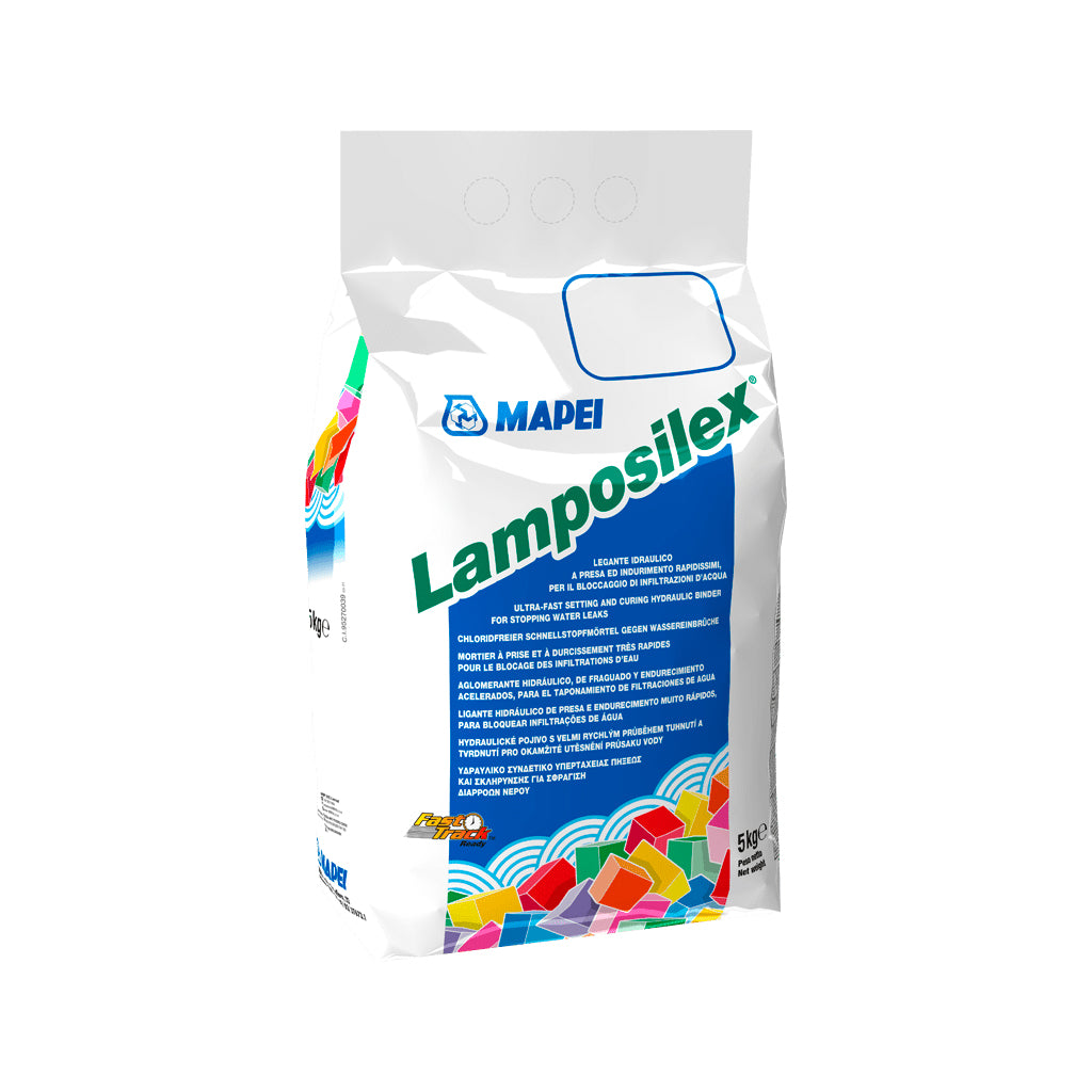 MAPEI LAMPOSILEX HYDRAULIC BINDER WATERPLUG 5KG