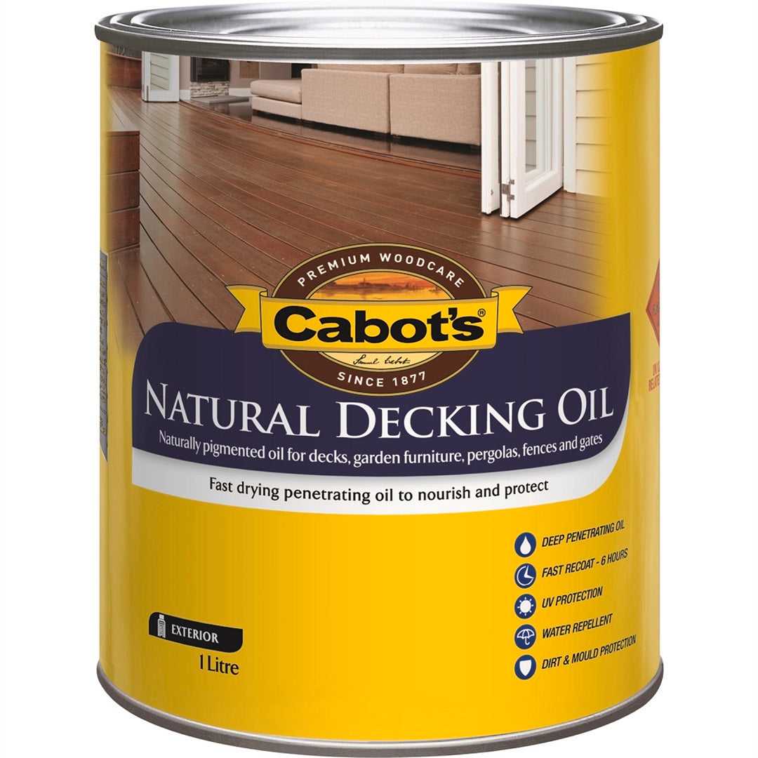CABOT NATURAL DECKING OIL MERBAU