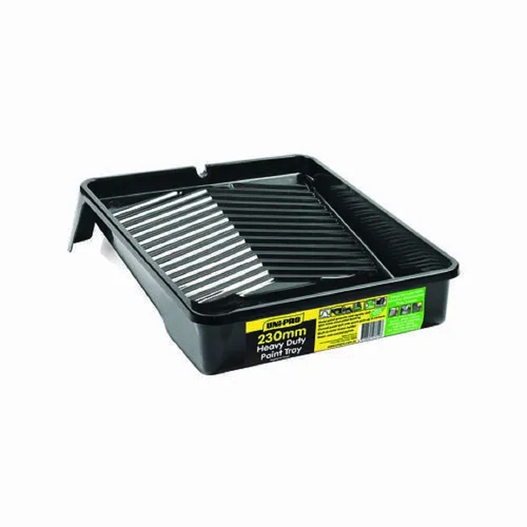 UNI-PRO PAINT ROLLER TRAY 230MM BLACK