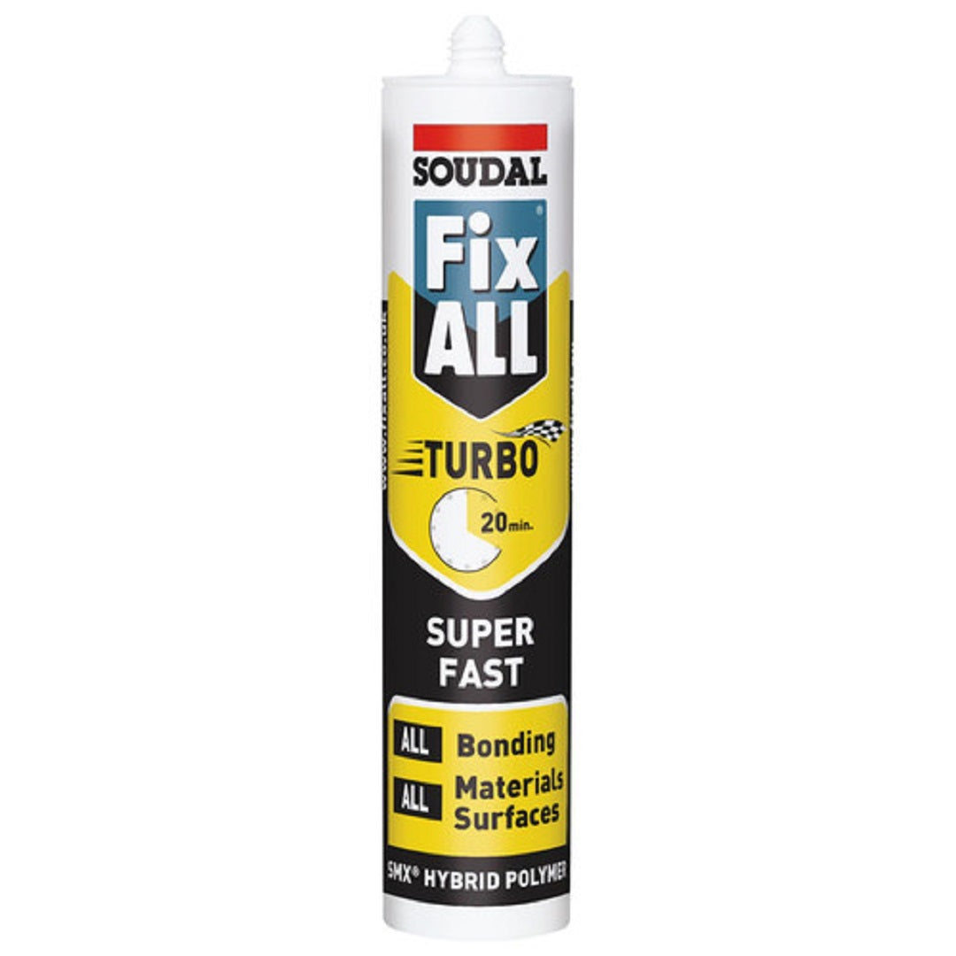SOUDAL ADHESIVE SEALANT SUPER FAST FIXALL TURBO 290ML