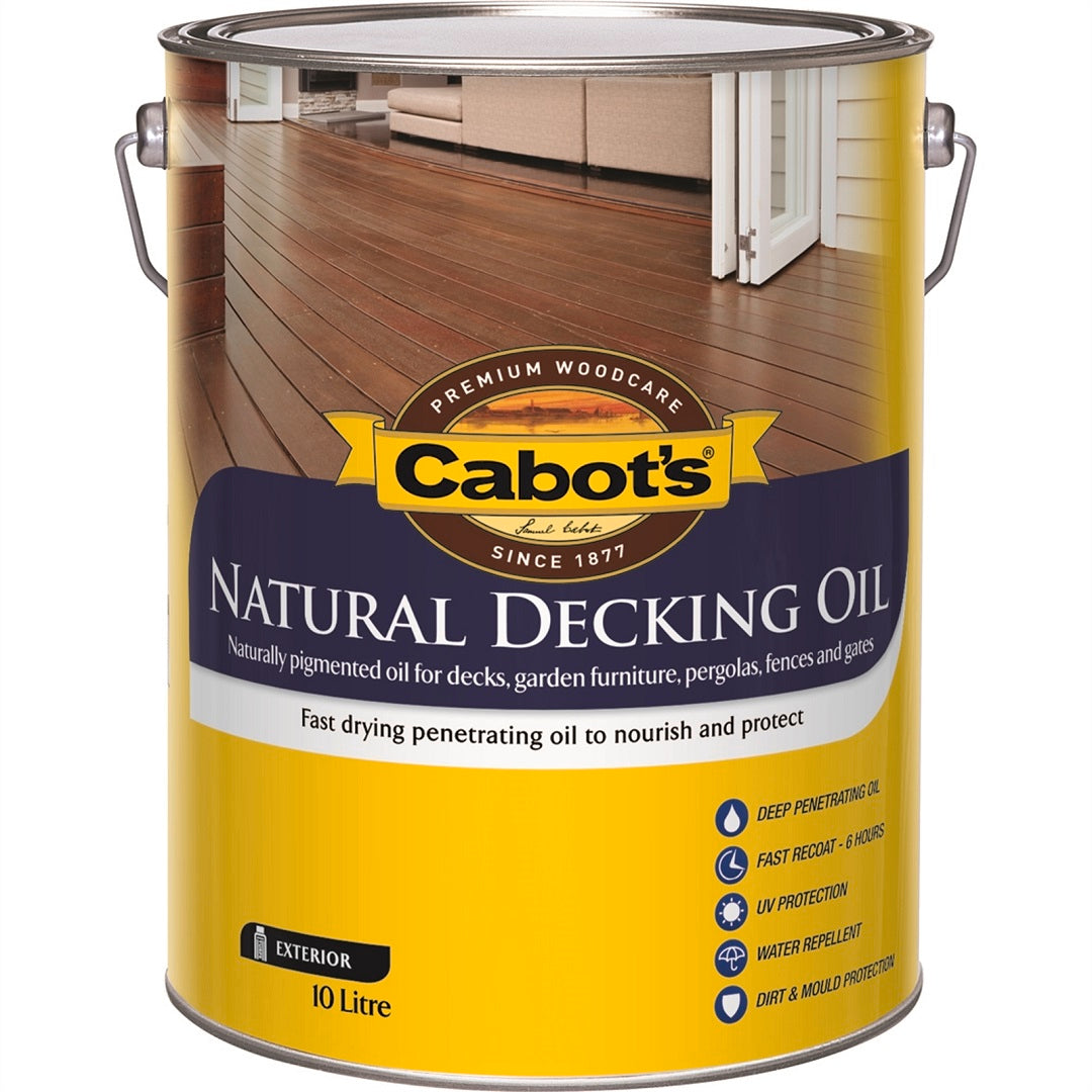 CABOT NATURAL DECKING OIL JARRAH