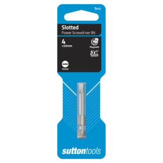 Sutton Slotted Power Screwdriver Bit - 50mm