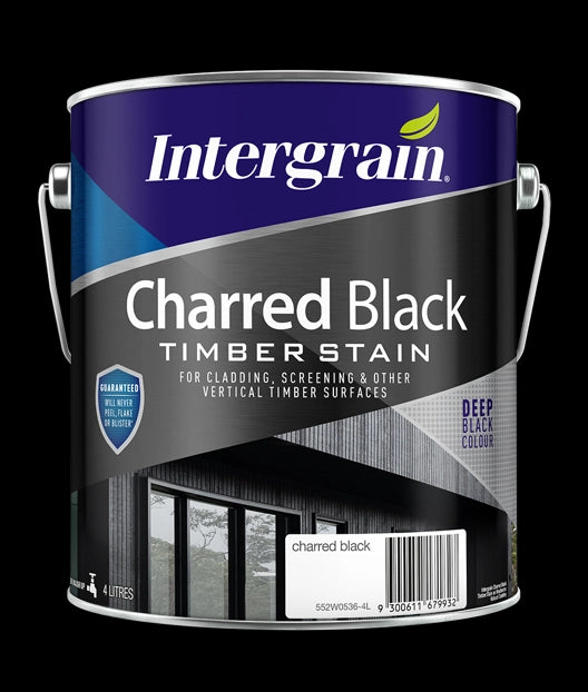 Interg Chared Black Timber Stain 4l