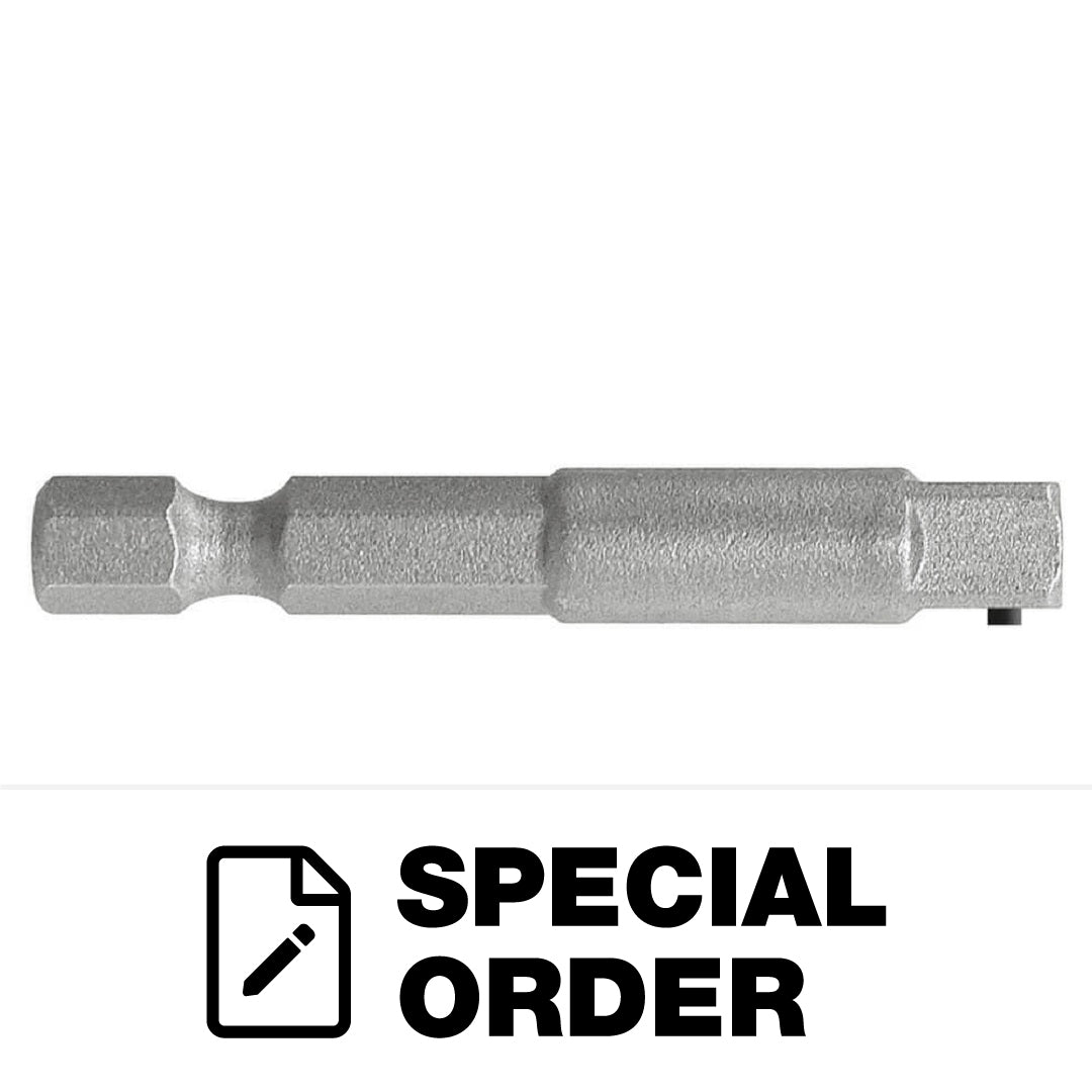 IMPACT BIT SOCKET ADAPTOR 50MM X 1/4' HEX SHANK