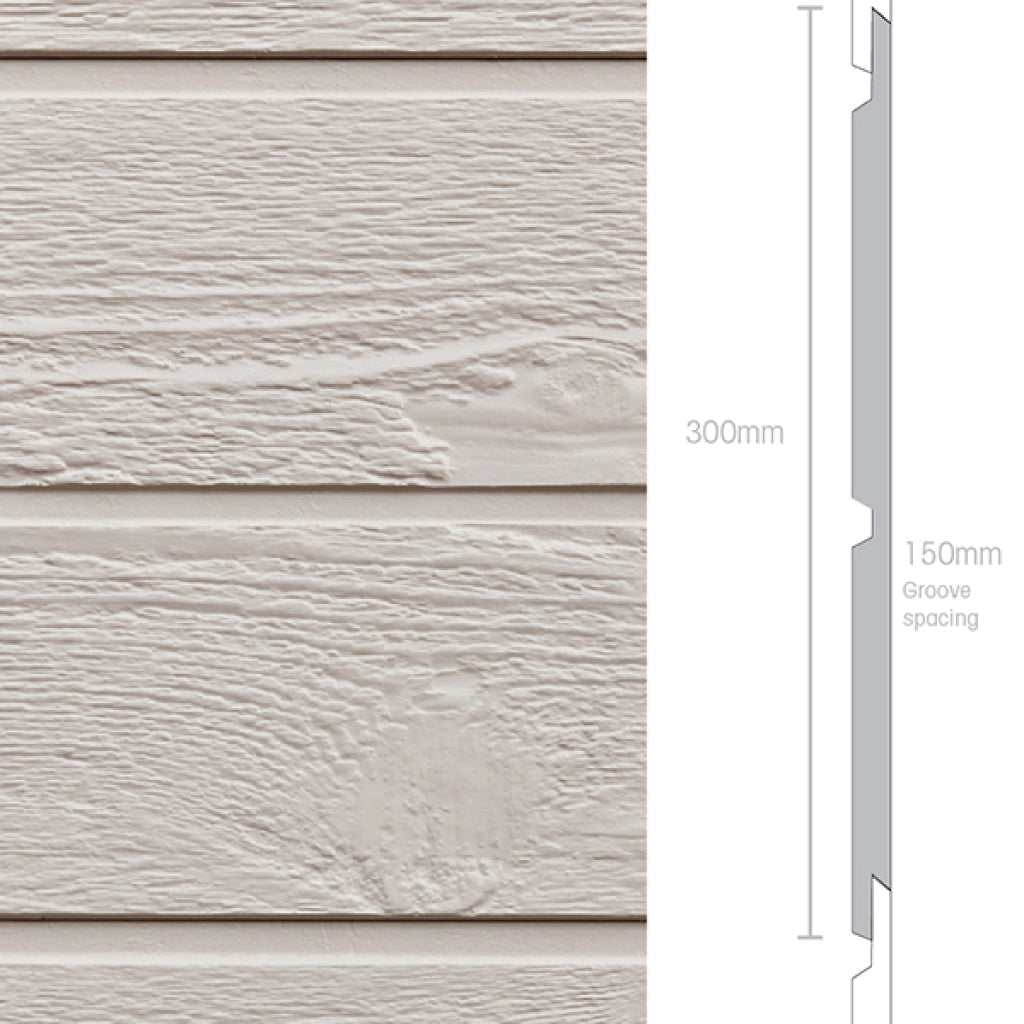 Weathertex Selflok Ecogroove Woodsman 150 - 3660 X 300mm