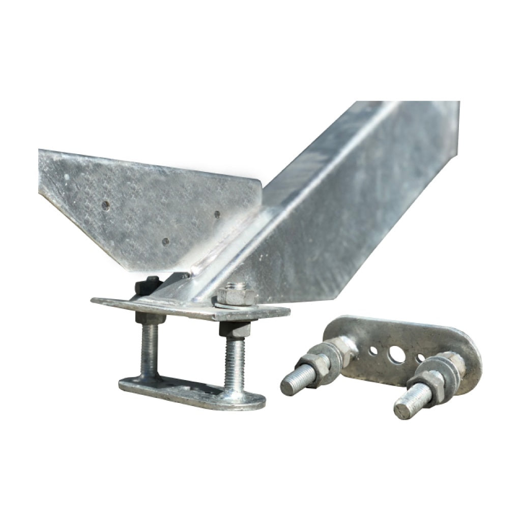 Stringer Fasteners Levelmaster Step Stringer Adjustable Bolt Down/Cast Pair Galv