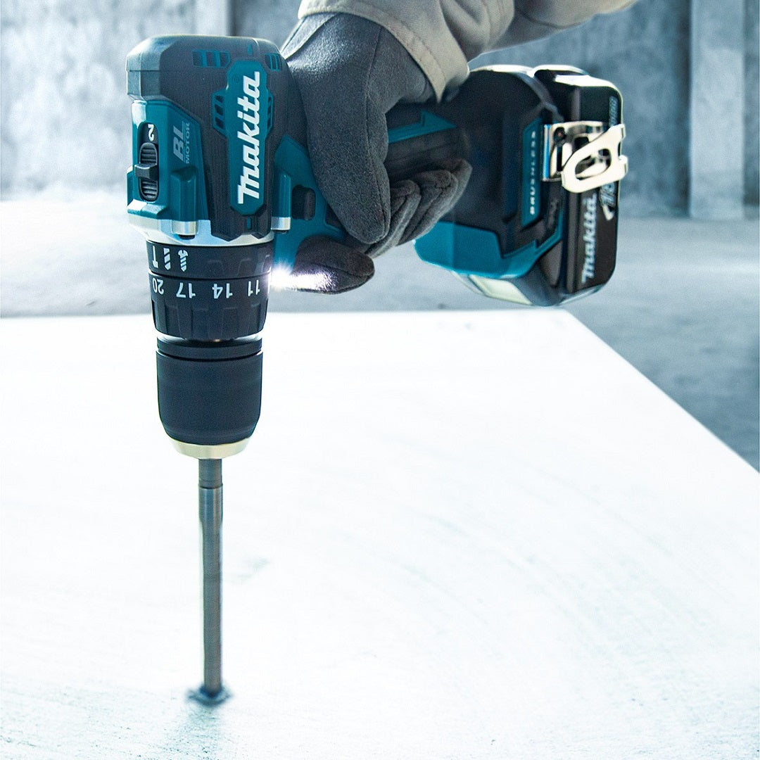 MAKITA 18V HAMMER DRIVER DRILL SUB-COMPACT BRUSHLESS DHP487Z