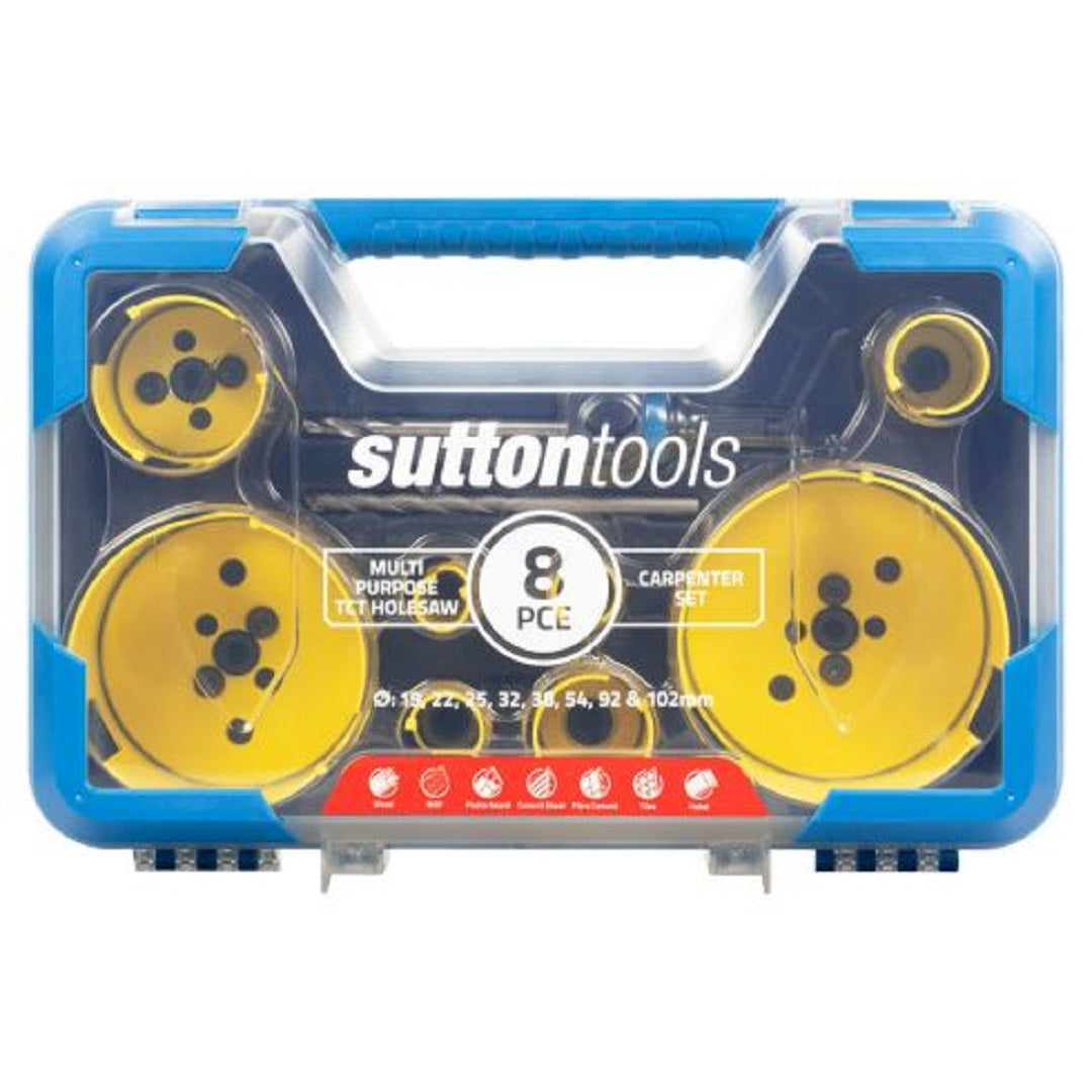 Sutton Holesaw Tct 6 Pce Carpenters Set 19-102mm