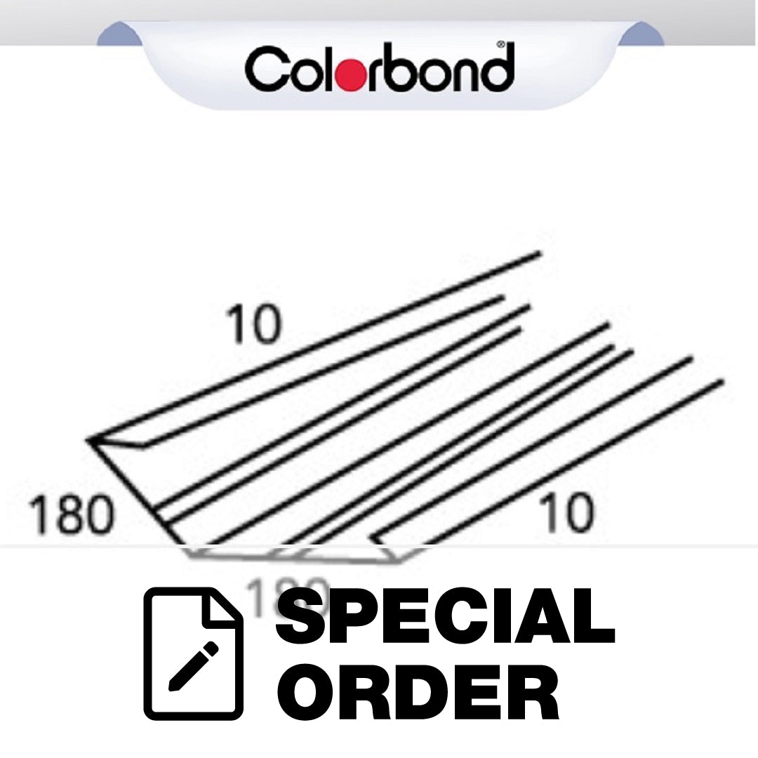 VALLEY GUTTER LYSAGHT COLORBOND PER LM 0.55 X 400MM