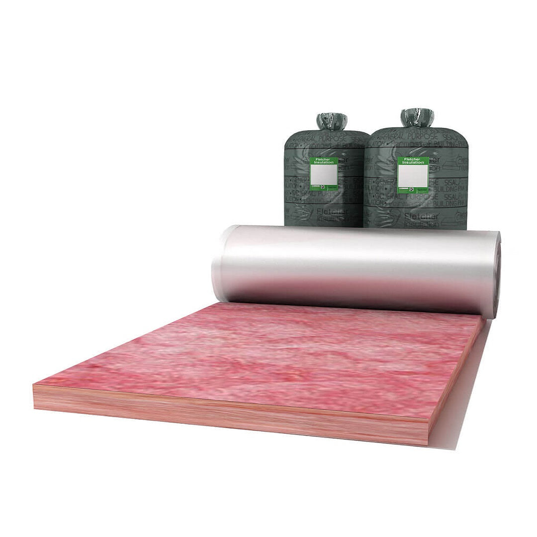 PERMASTOP R1.5 BUILDING BLANKET FOIL FACED LIGHT DUTY 60 X 1200MM X 15M