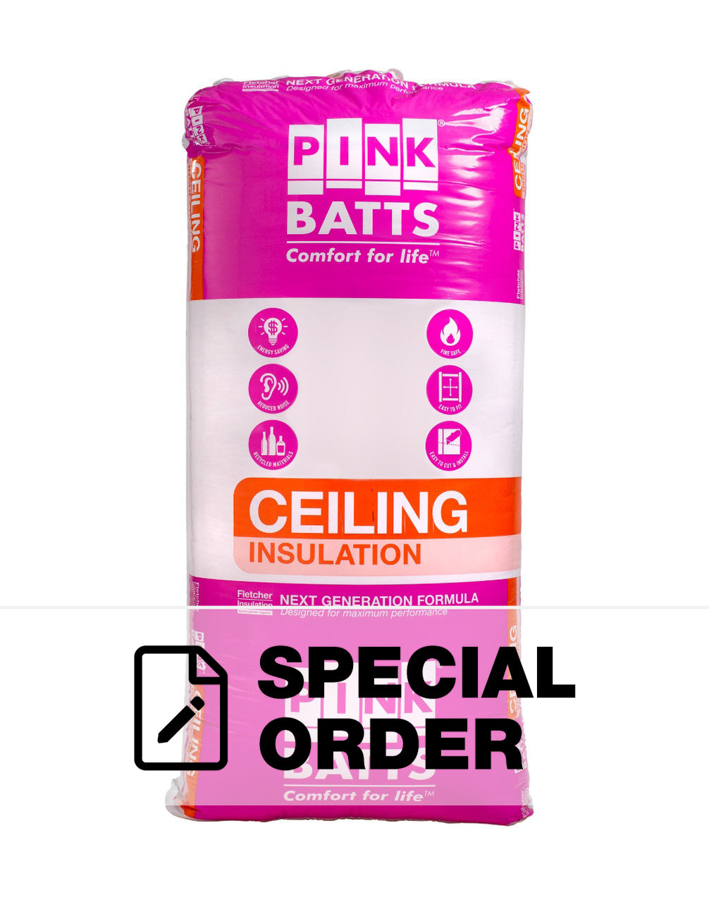 PINK BATTS CEILING INSULATION R2.5