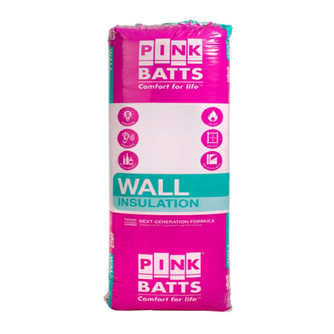 PINK BATTS WALL INSULATION R2.5HD
