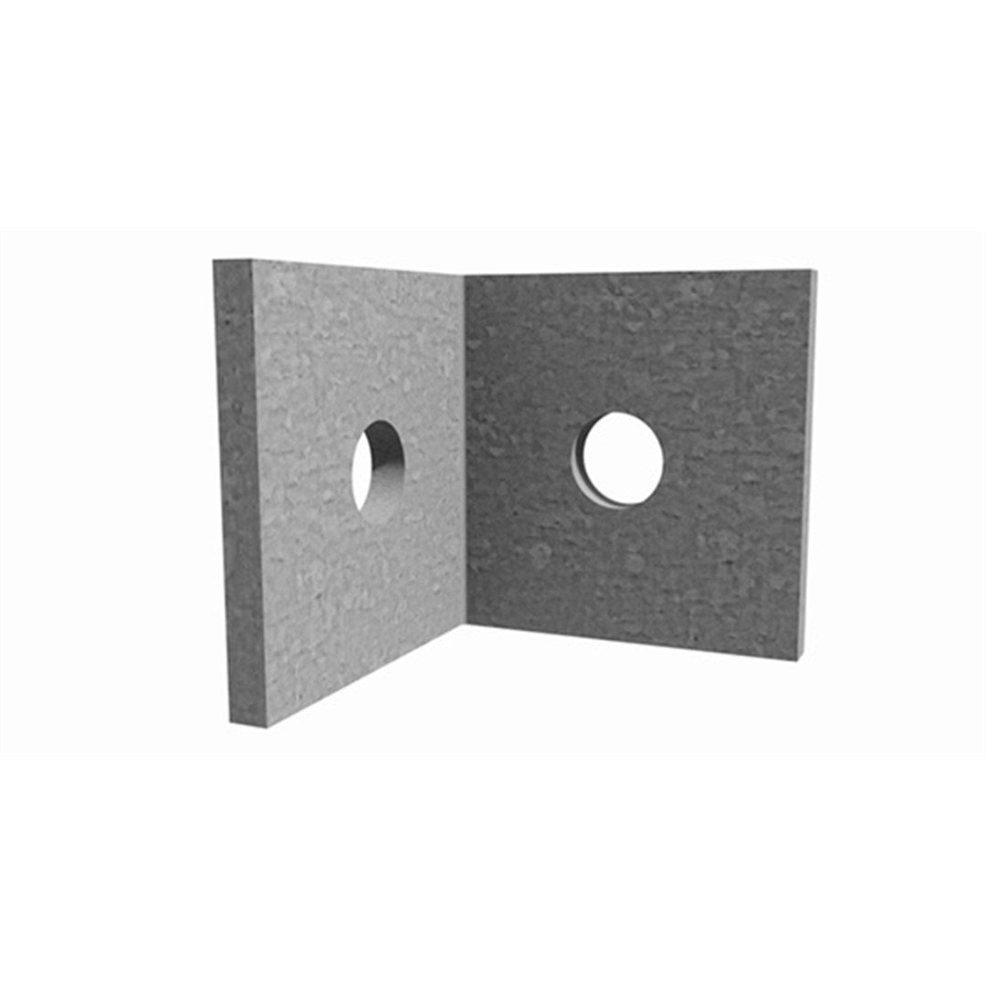 Angle Heavy 6mm 75x75x75mm M12 Bolt Holes (2 Per Flange) Hot Dipped Galvanised