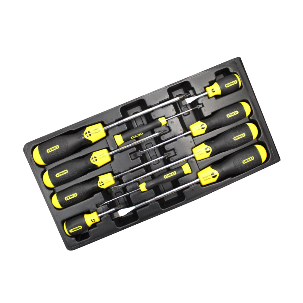 SCREWDRIVER STANLEY CUSHION GRIP SET 10 PCE