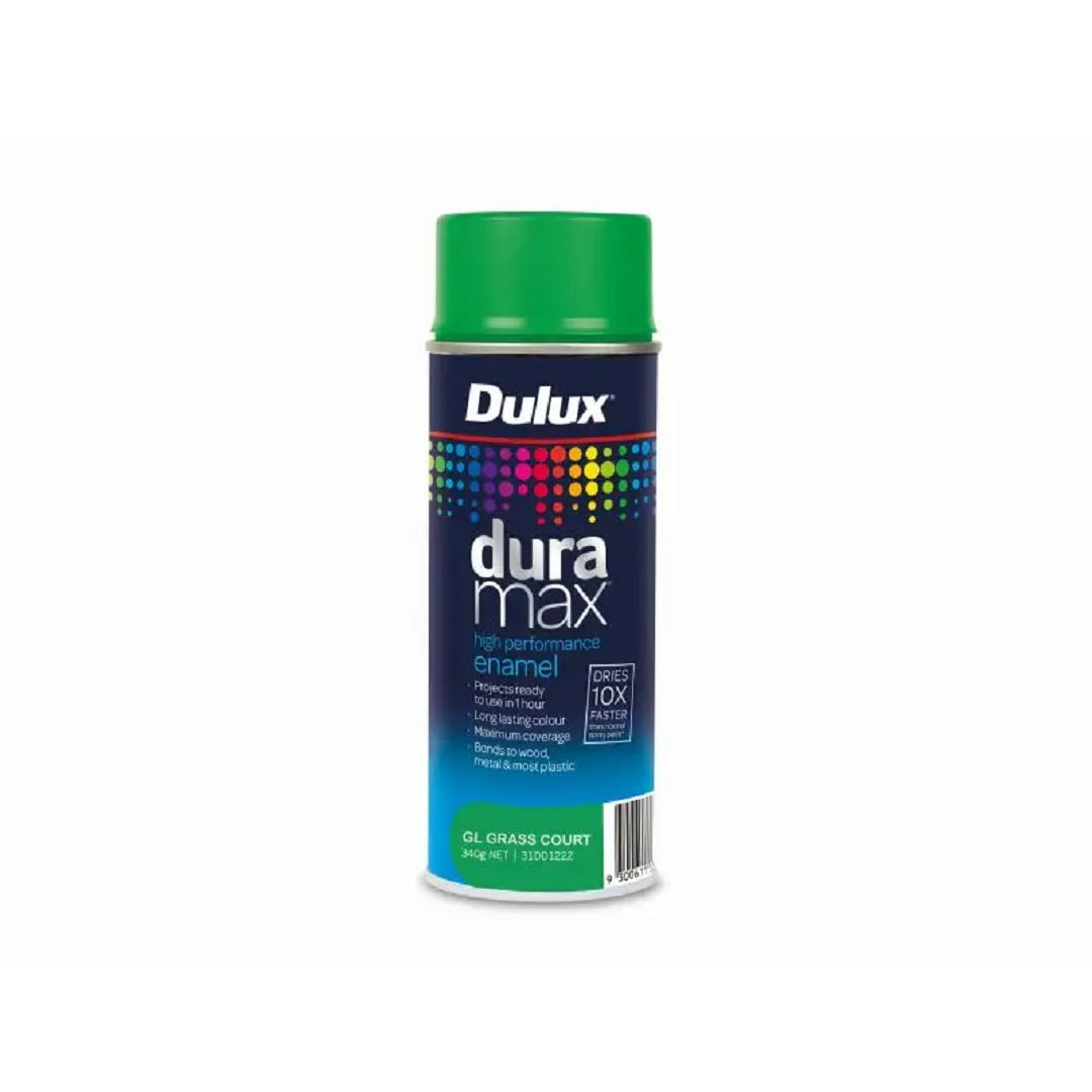 DULUX DURAMAX GLOSS ENAMEL SPRAY PAINT 340G