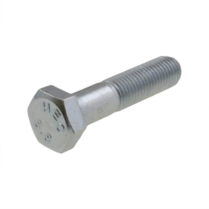 Hex Head Bolt High Tensile Zinc Fine Thread Cl8.8 - Metric