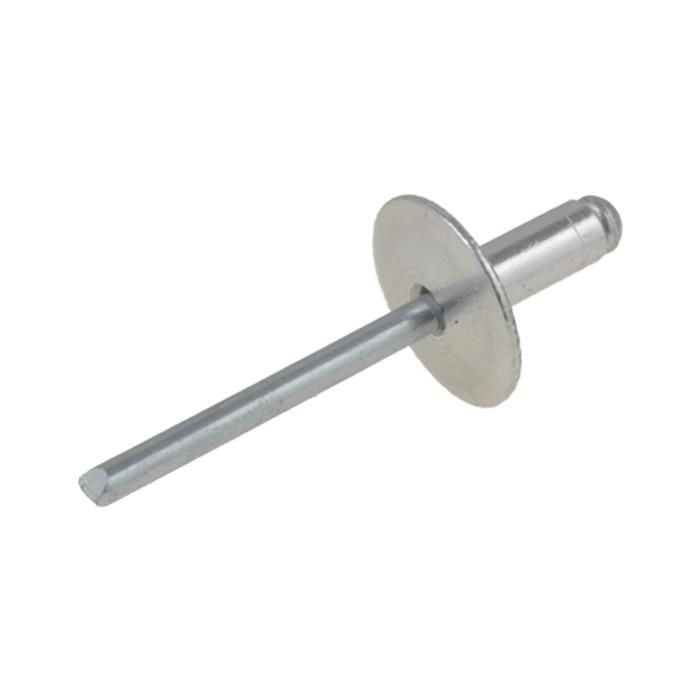 Large Flange Blind Rivet Aluminium Body Steel Mandrel - Imperial