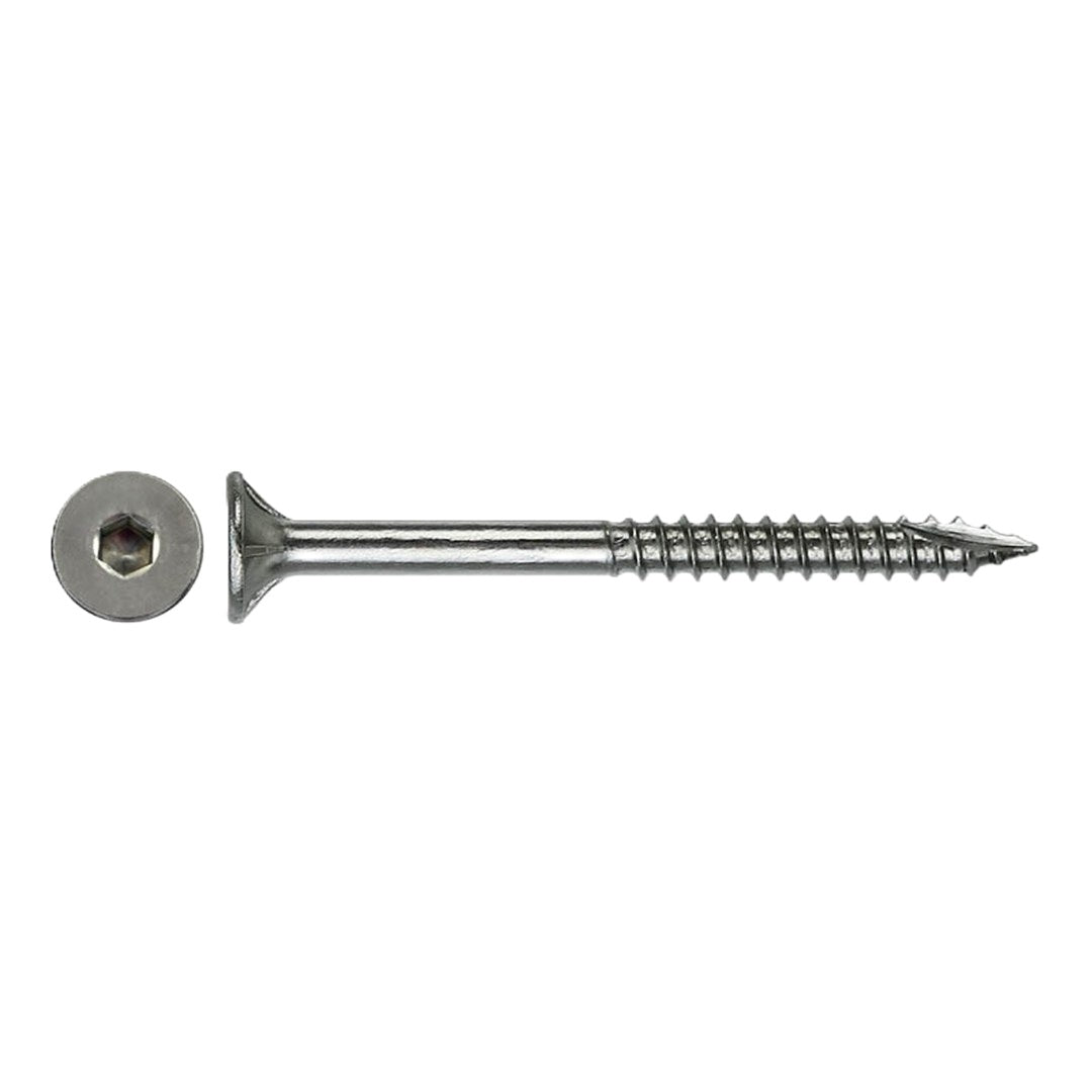 Batten Screw Type 17 Bugle Head Hex Drive Zinc