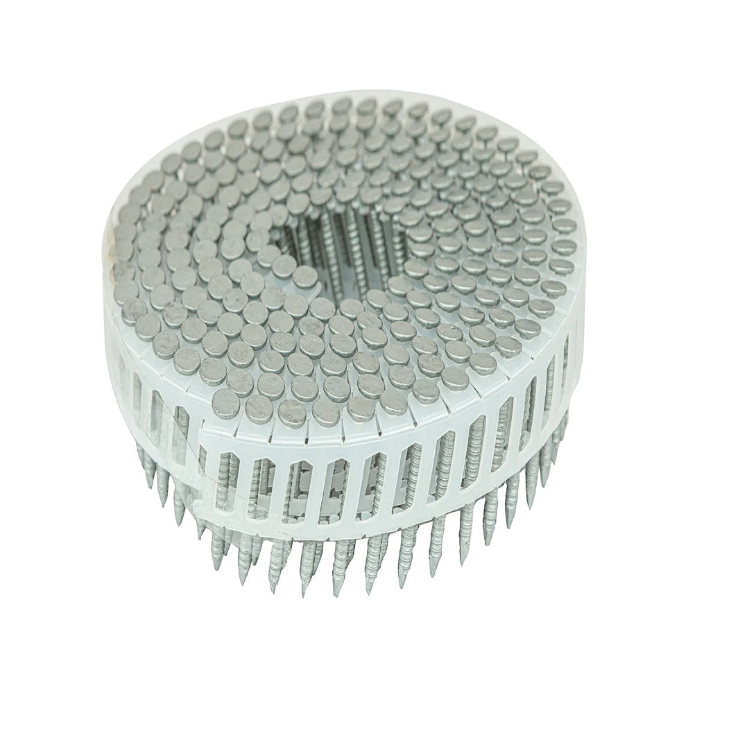 COIL NAIL RING SHANK PLASTIC COLLATED